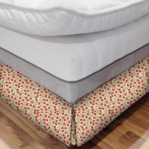 Anaar Madder Bed Base Valance
