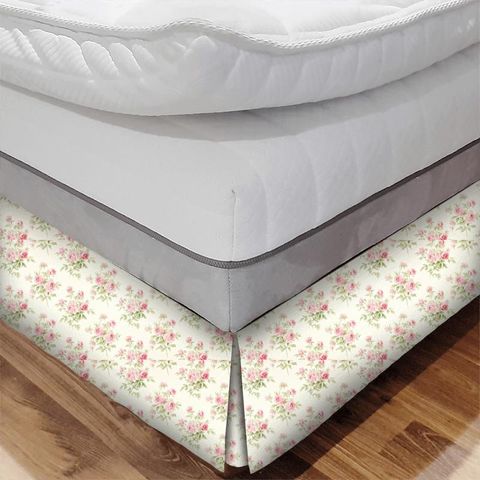 Adele Rose/Cream Bed Base Valance
