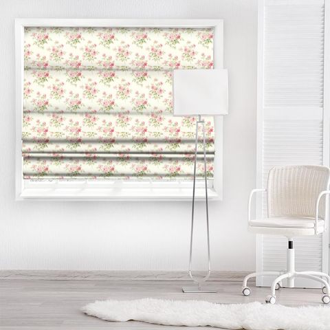 Adele Rose/Cream Made To Measure Roman Blind