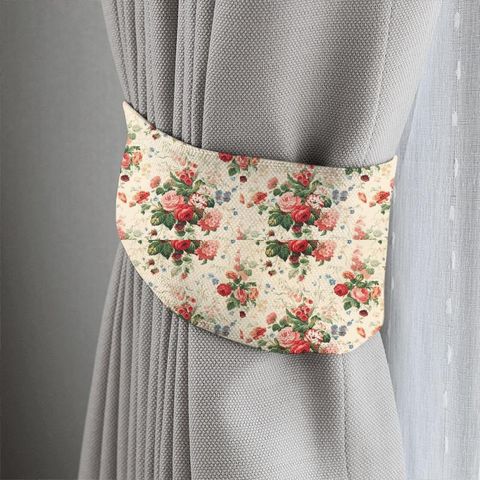 Stapleton Park CREAM/PINK Tieback