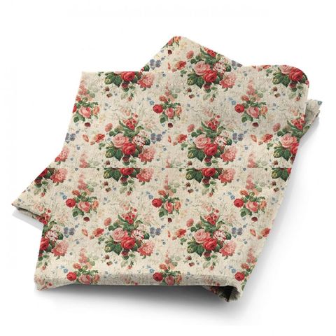 Stapleton Park CREAM/PINK Fabric