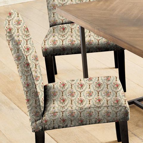 Chatsworth Canvas/Slate Seat Pad Cover