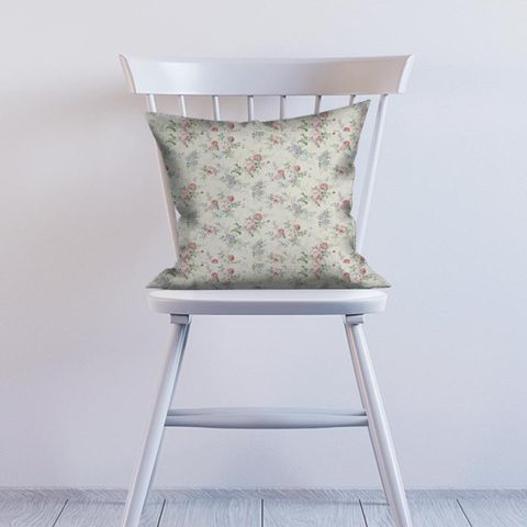 Rosamund Cream/Lilac Cushion