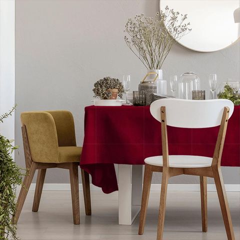 Dorton Claret Tablecloth