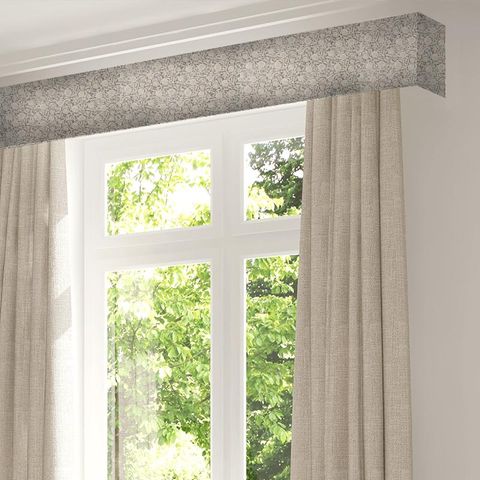 Annandale Charcoal/Linen Pelmet