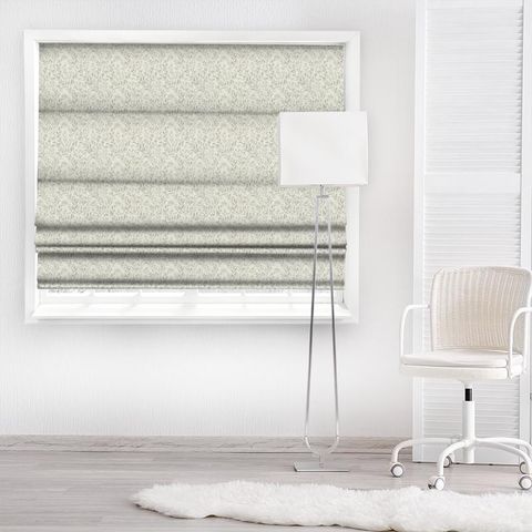 Osier Wedgwood/Silver Made To Measure Roman Blind