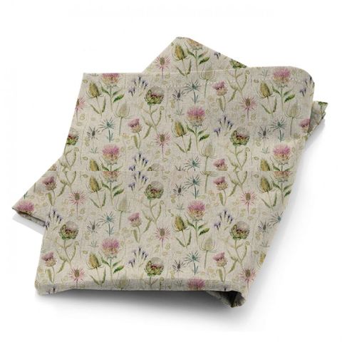 Thistle Garden Linen Thistle/Fig Fabric