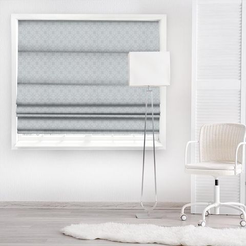 Sycamore Weave Mist Made To Measure Roman Blind