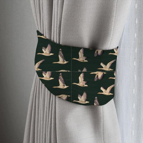 Elysian Geese Forest/Fig Tieback