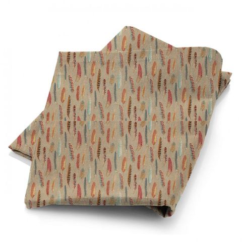 Lismore Teal/Russet Fabric