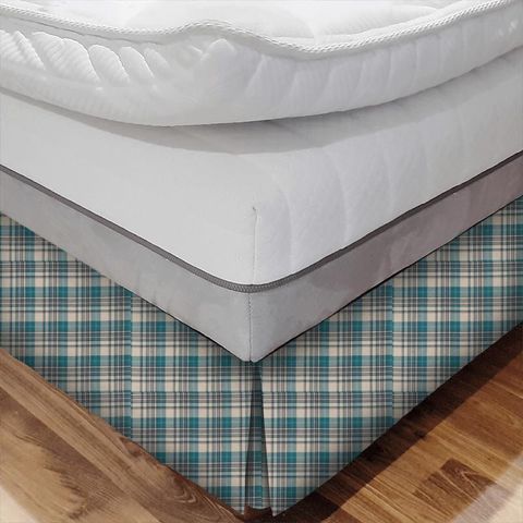 Bryndle Check Chasm Bed Base Valance