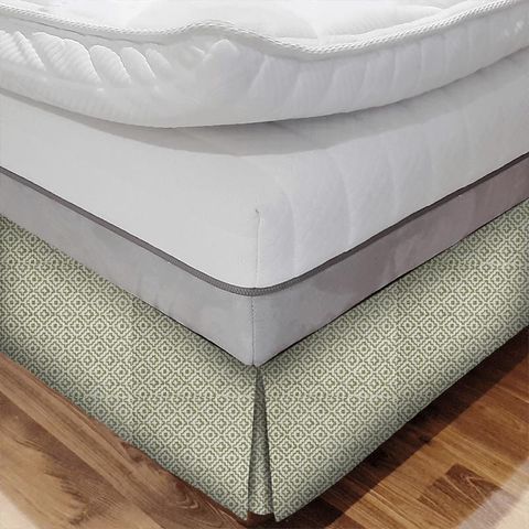 Linden Celadon Bed Base Valance