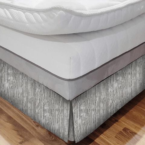 Icaria Silver Bed Base Valance