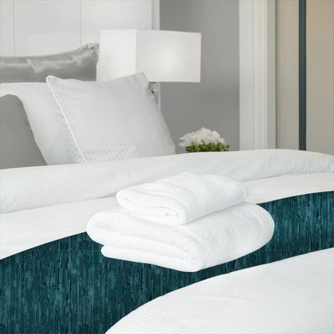 Icaria Turquoise Bed Runner