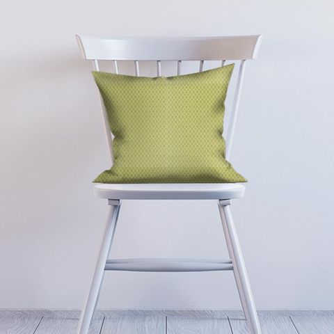 Botanic Trellis Lime Cushion