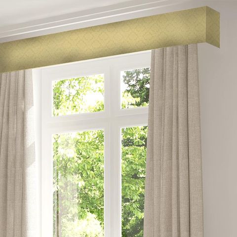 Lymington Damask Gold Pelmet