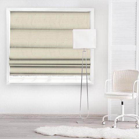 Lilaea Silks Oyster Made To Measure Roman Blind