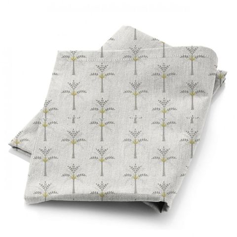 Palm Grove Daffodil/Natural Fabric
