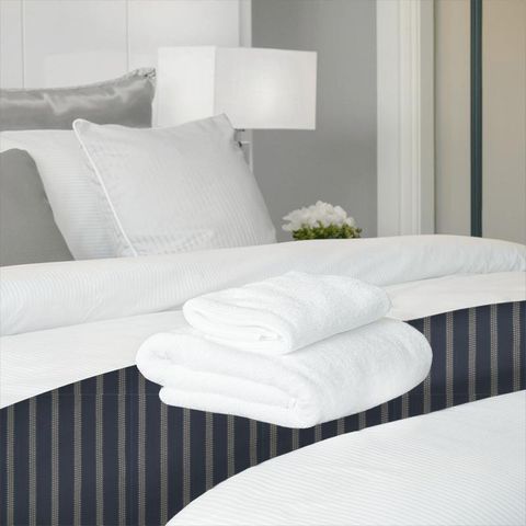 Burnett Stripe Indigo Bed Runner