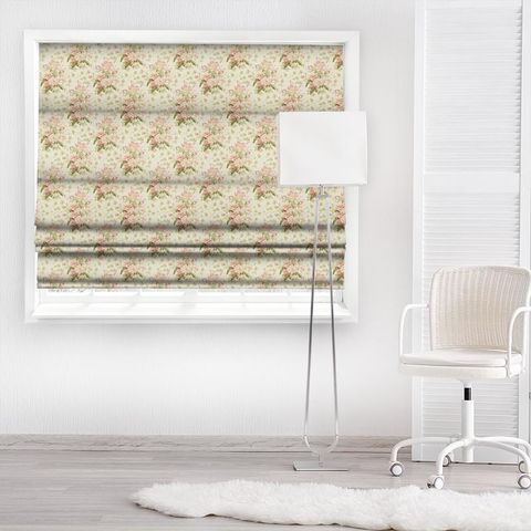 Alsace Cream/Rose Made To Measure Roman Blind