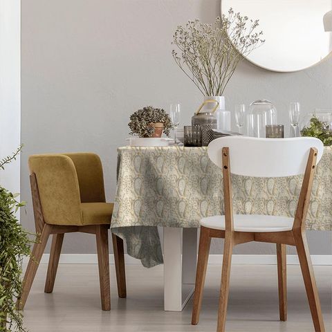 Jamila Wedgwood/Linen Tablecloth