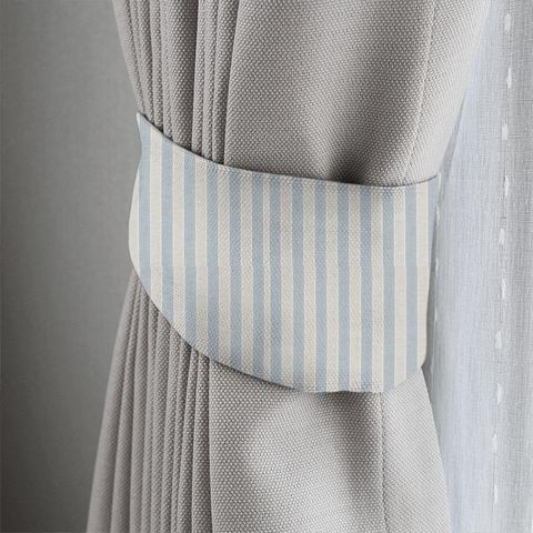 Sorilla Stripe Delft/Linen Tieback