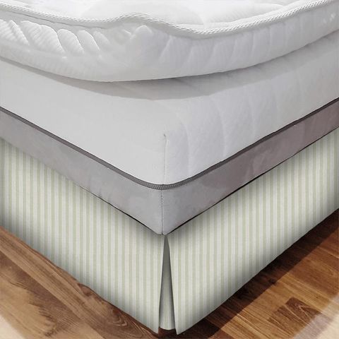 Sorilla Stripe Apple Linen Bed Base Valance