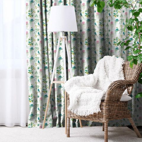 Paradesia Botanical Green Made To Measure Curtain