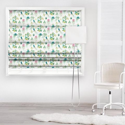 Paradesia Botanical Green Made To Measure Roman Blind