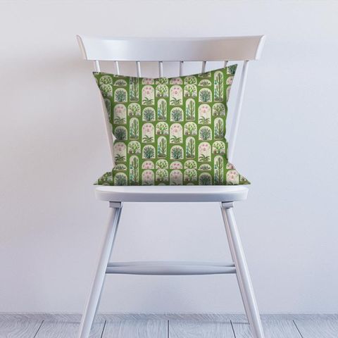 Terrariums Botanical Green Cushion