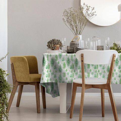 Fernery Botanical Green Tablecloth