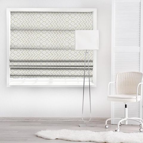 Cheslyn Ivory/Silver Made To Measure Roman Blind