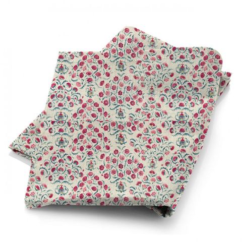 Ottoman Flowers Cherry/Indigo Fabric