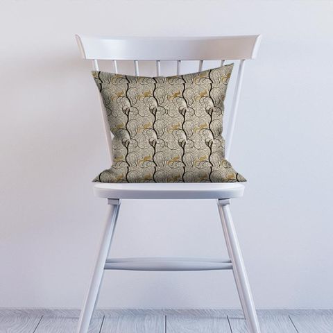 Squirrel & Dove Linen/Ivory Cushion