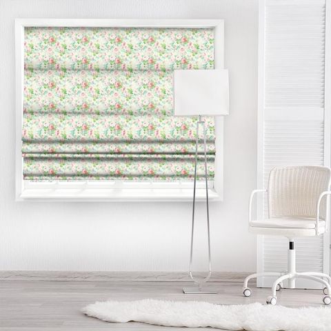Chelsea Pink/Celadon Made To Measure Roman Blind