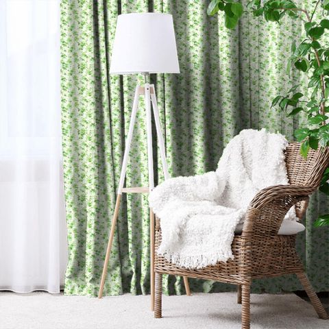Hedera Green Made To Measure Curtain