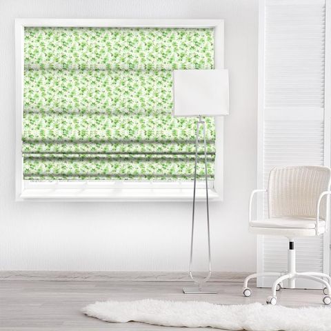 Hedera Green Made To Measure Roman Blind