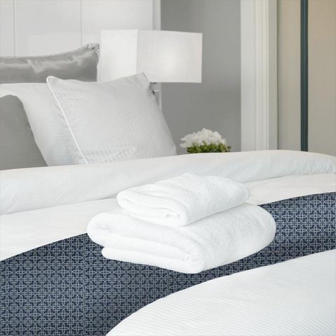 Hampton Weave Indigo Bed Runner