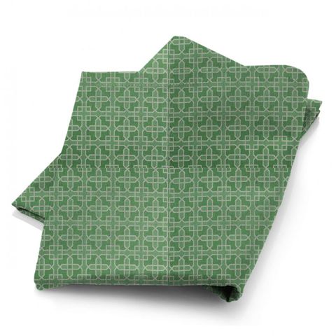 Hampton Weave Botanical Green Fabric