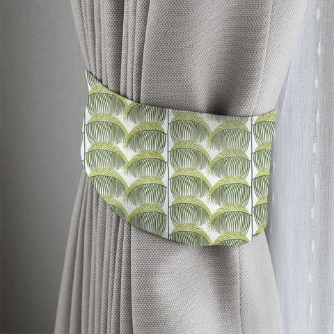 Manila Embroidery Lime Tieback