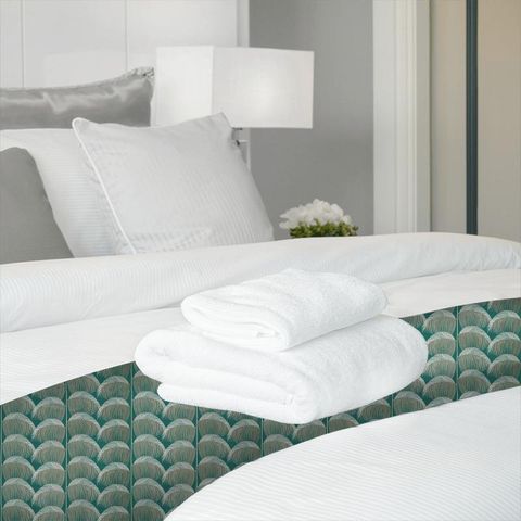 Manila Embroidery Eucalyptus Bed Runner