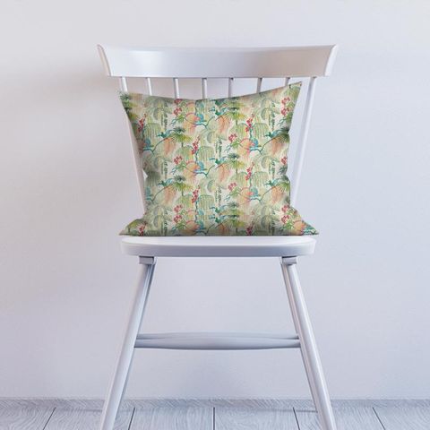 Rain Forest Embroidery Embroidery Tropical Cushion