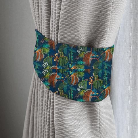 Rain Forest Embroidery Embroidery Tropical Night Tieback