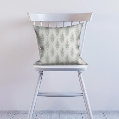 Fernery Weave Orchid Grey Cushion