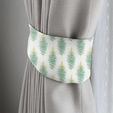 Fernery Weave Botanical Green Tieback