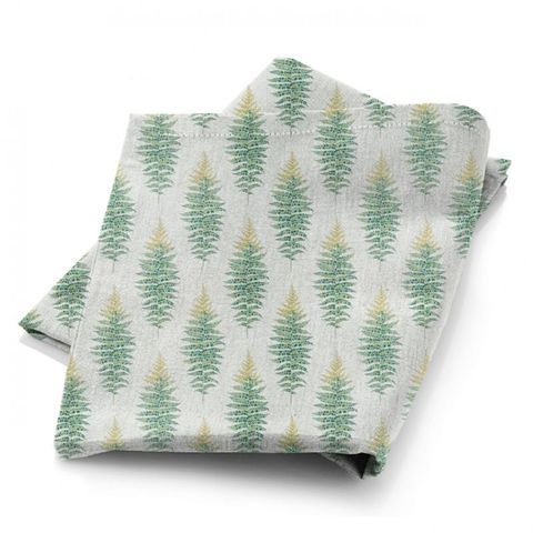 Fernery Weave Botanical Green Fabric