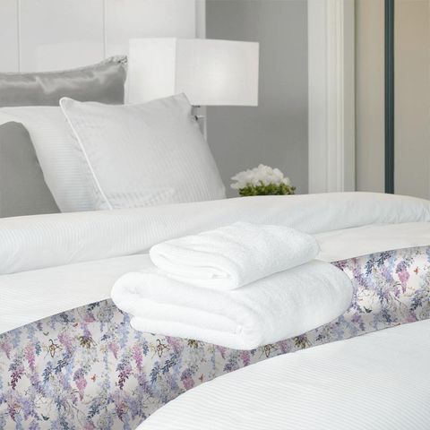 Wisteria Falls Amethyst Bed Runner