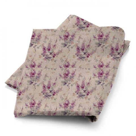 Delphiniums Grape Fabric