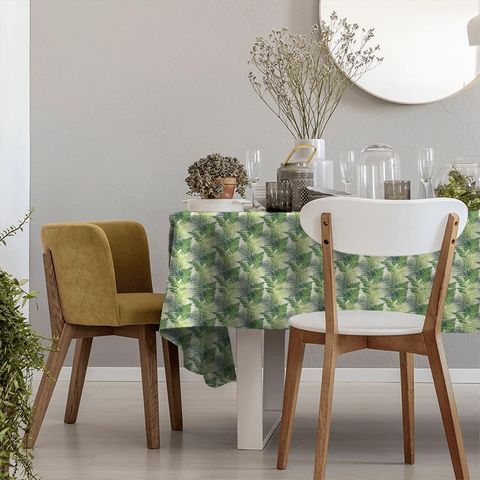 Manila Green/Ivory Tablecloth