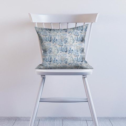 Waterperry Indigo Cushion
